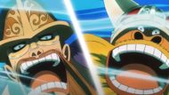 The Giant Friends of Luffy (Image Source: Toei Animation)